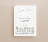 Wilson College Graduation Announcement, Pennsylvania, PA, University, State, College, Tech, Graduation Invitations, Cards (set of 25)