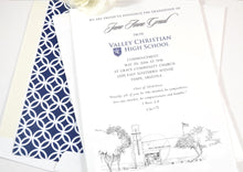 Valley Christian High School Graduation Announcements , Arizona, High School Grad, Graduation Cards (set of 25)