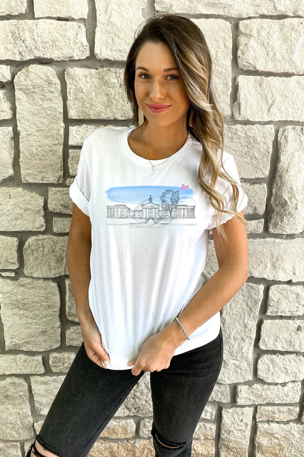 Washington and Lee University Wearable Fine Art Shirt, wlu, Hand Drawn, T-Shirt, Alumni, Gift, Christmas Gift, Graduation